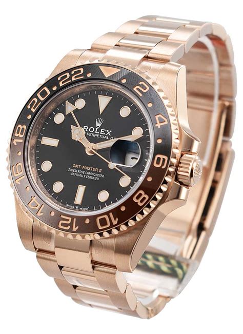 rolex gmt master ii steel and rose gold price|rolex rose gold watch price.